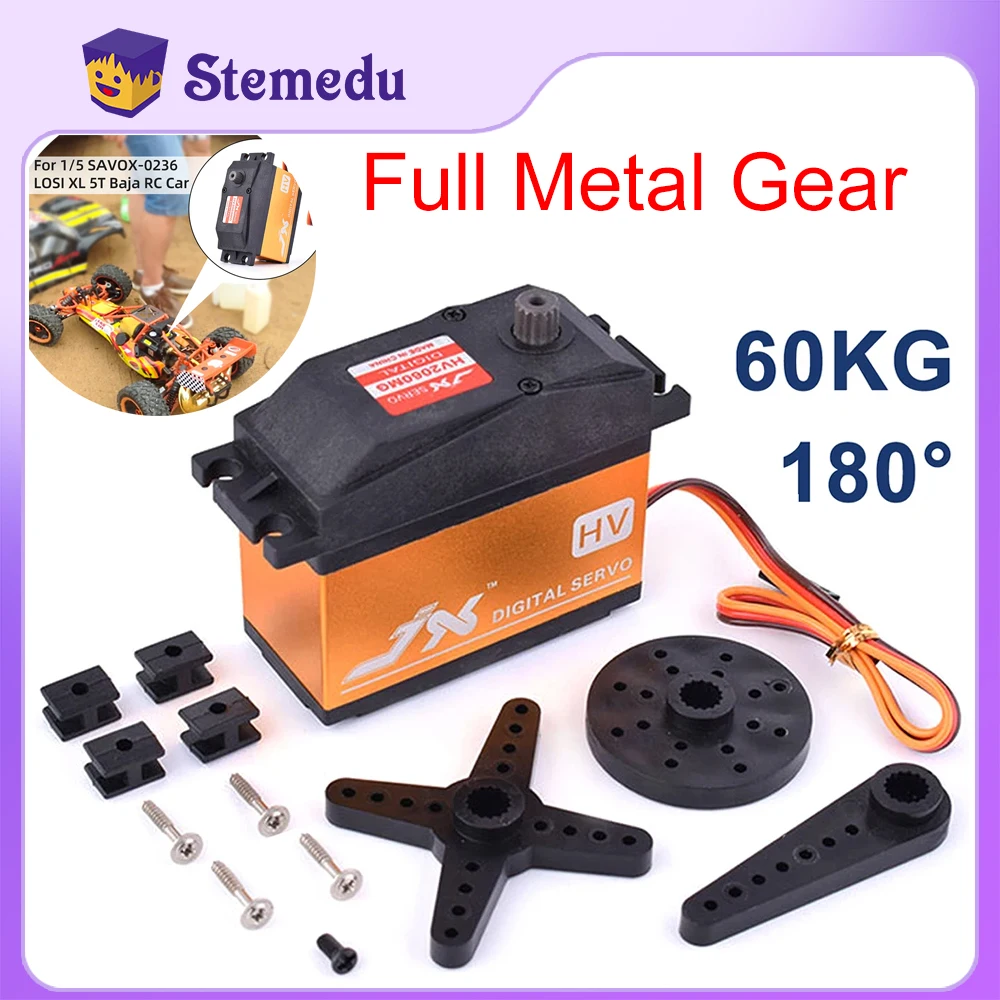 Rc Helicopter Servo - JX PDI-HV2060MG 60KG 大トルク 180度 デジタル防水サーボ