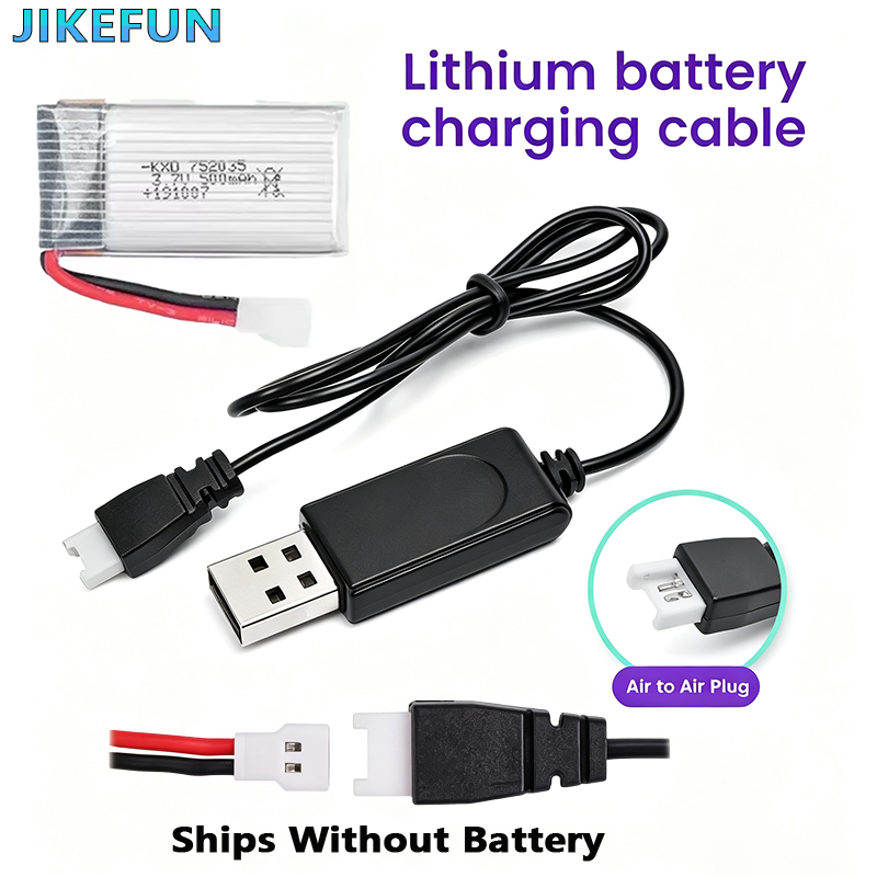 Rc Helicopter Charger - 3.7VリチウムポリマーバッテリーUSB充電器、RCドローン、FPV航空機アクセサリー、Qidi560、SU57、Mige530、FX620、FX820、F22バッテリー用