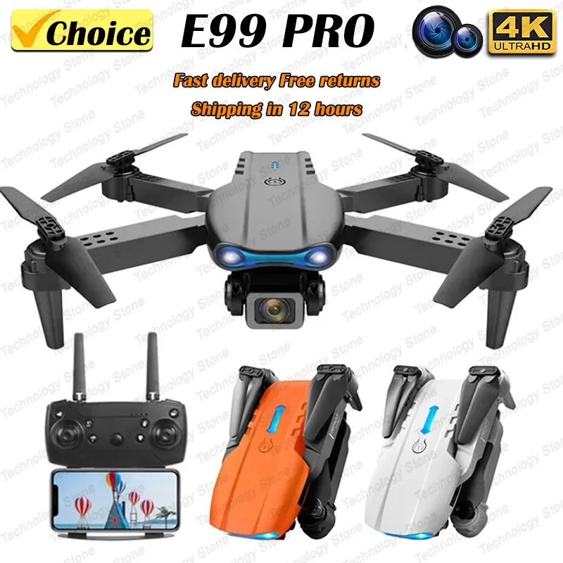 K3 E99PRO ドローン デュアルHDカメラ搭載 - 折 - Rc Helicopter Electric のレビューと価格