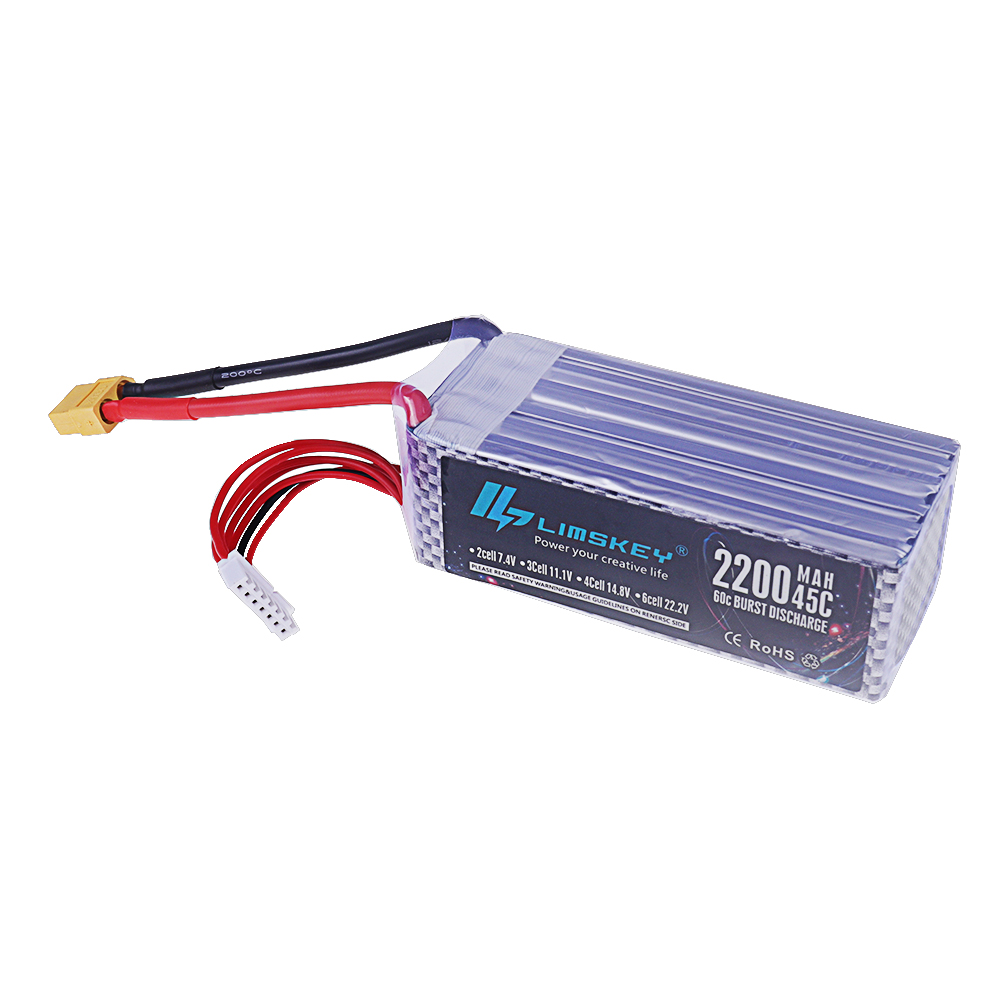 22.2V 2200mAh 45C 最大 60C LiPo  - Rc Helicopter Electric のレビューと価格
