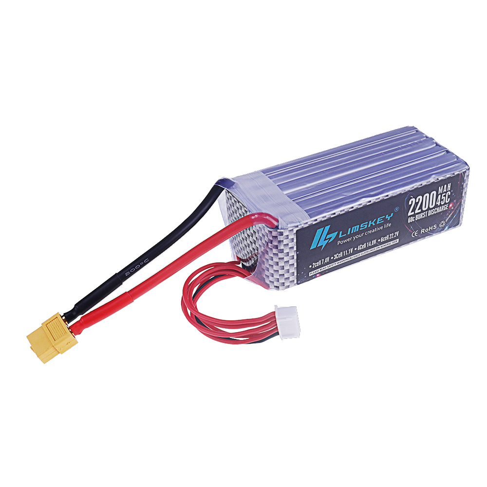 22.2V 2200mAh 45C 最大 60C LiPo  - Rc Helicopter Electric のレビューと価格